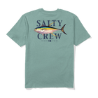 Salty Crew Yellowfin Classic Tee Mackerel Back