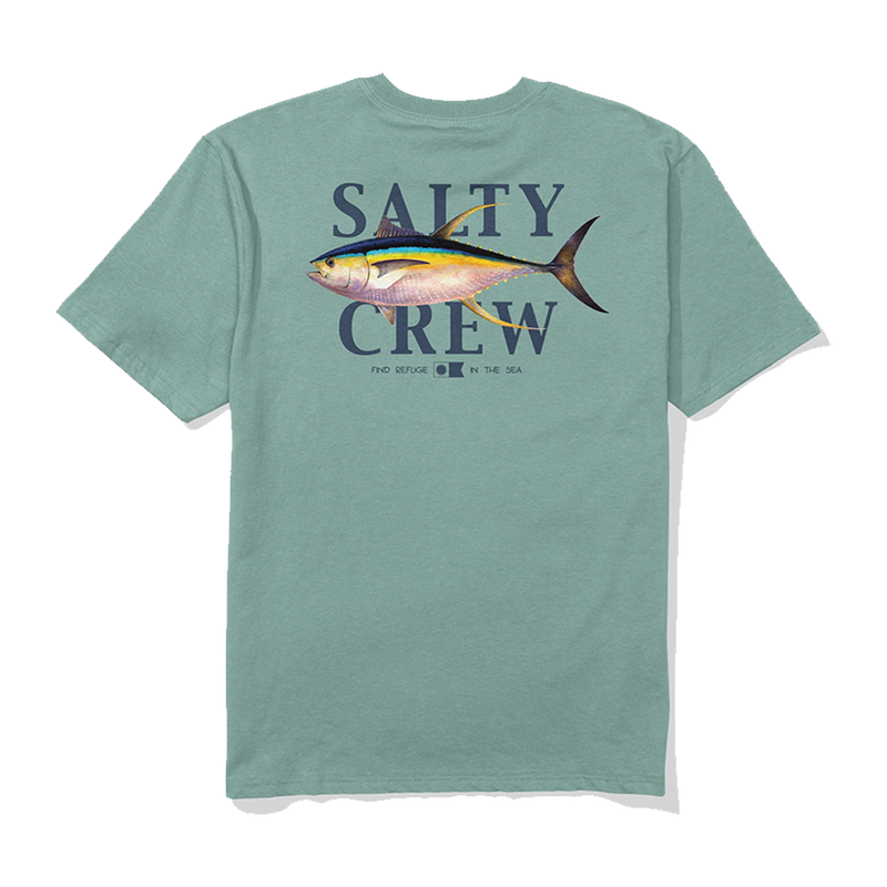 Salty Crew Yellowfin Classic Tee Mackerel Back