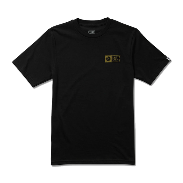 Salty Crew Sketchy Alpha Black S/S Premium Tee Front