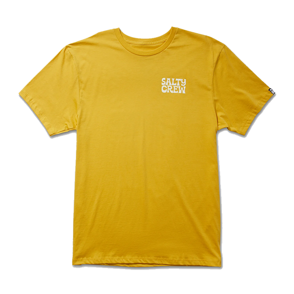 Salty Crew Legs Mustard S/S Premium Tee Front