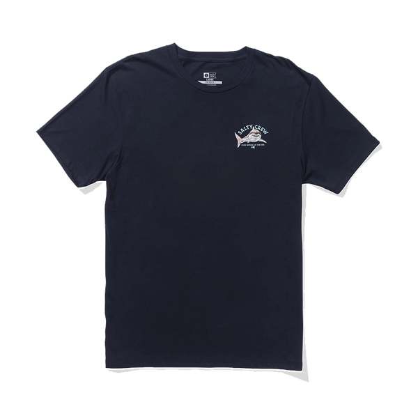 Salty Crew Lurking Premium Tee Navy Front