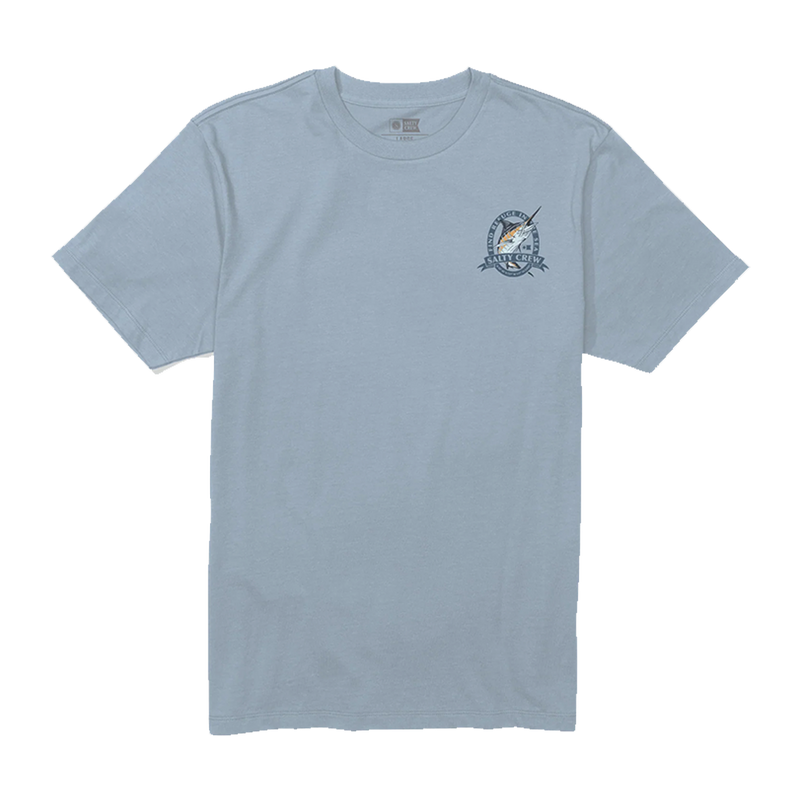 Salty Crew Bill Club Men's Tee - Blue Fog Front
