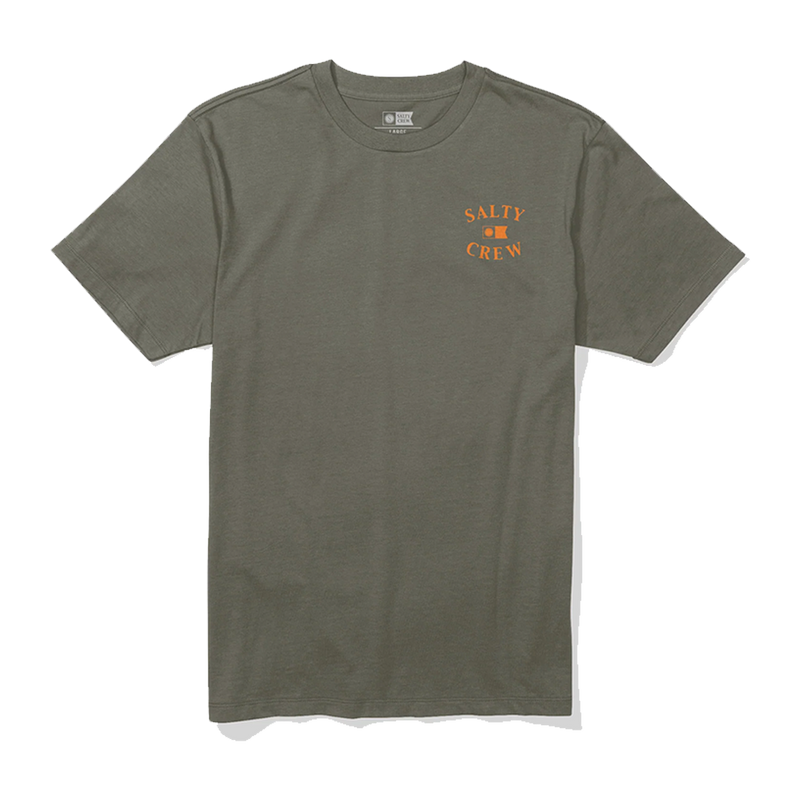 Salty Crew Capitals Men's Tee Dusty Olive Front