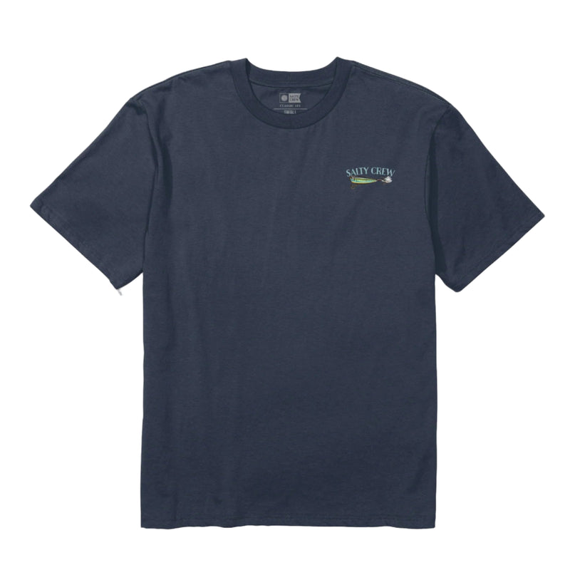 Salty Crew Lure Gear Classic Tee - Navy (Front)