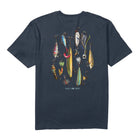 Salty Crew Lure Gear Classic Tee - Navy (Back)