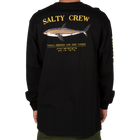 Salty Crew Bruce Black Long Sleeve Standard Tee Back