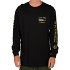 Salty Crew Bruce Black Long Sleeve Standard Tee Front