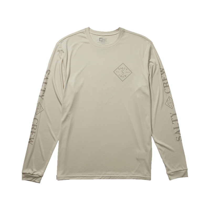 Salty Crew Tippet Natural Long Sleeve Sunshirt Front