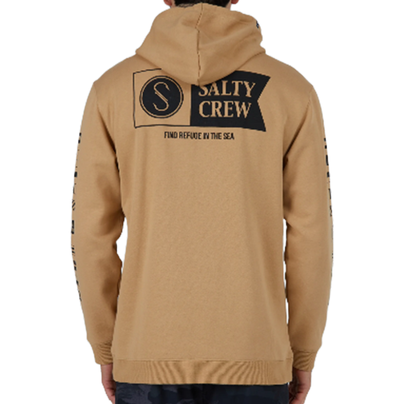 Salty Crew Alpha Sandstone Hood Fleece