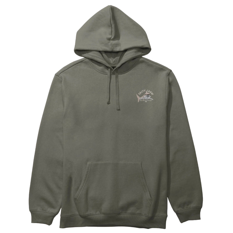 Santa Monica Lurking Fleece Hoodie - Dusty Olive (front)