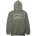 Santa Monica Lurking Fleece Hoodie - Dusty Olive Back
