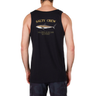 Salty Crew Bruce Black Tank Back