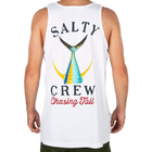 Salty Crew Tailed White Tank Back