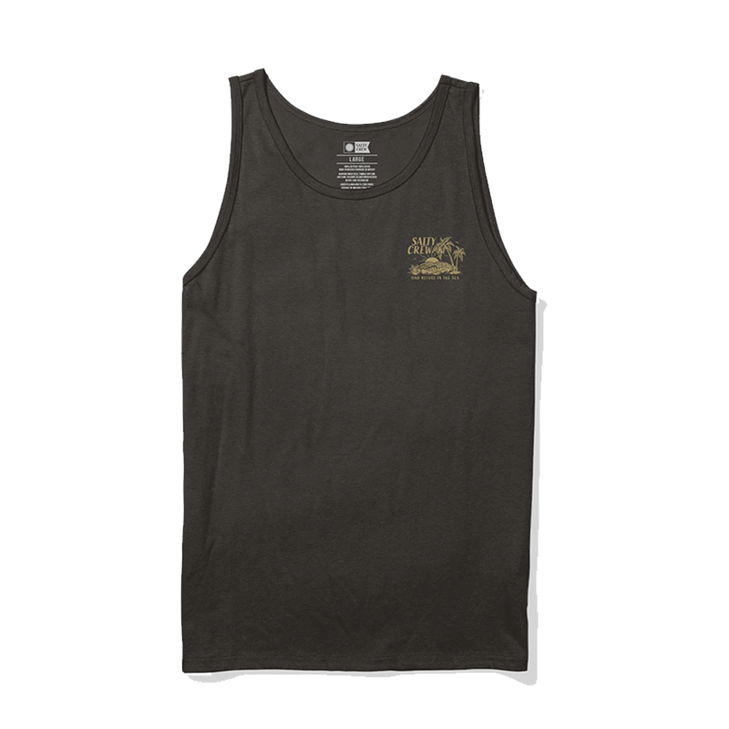 Salty Crew Outside Men's Tank Black Front