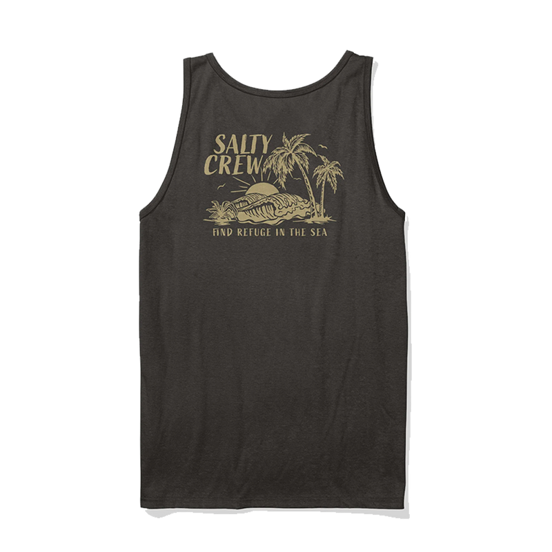 Salty Crew Outside Men's Tank Black Back