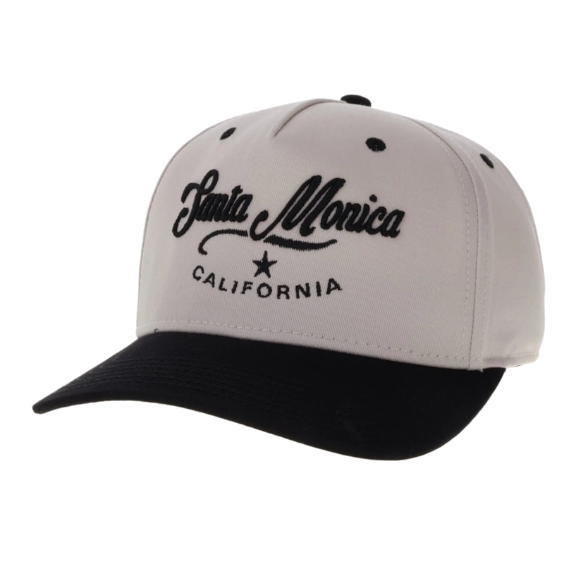 Santa Monica Stone/Black Heritage Twill Adj