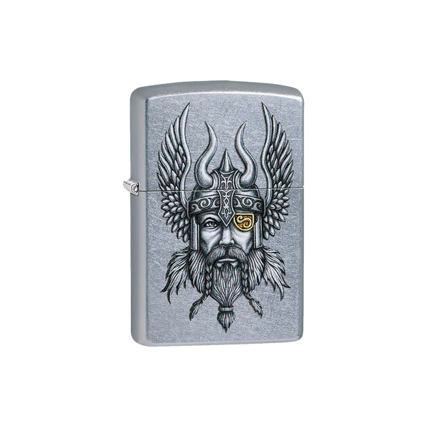 Zippo Lighter 207 Viking Warrior Design