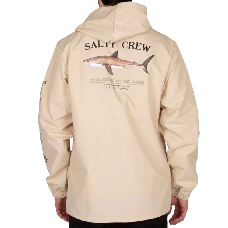 Salty Crew Bruce Cream Snap Jacket