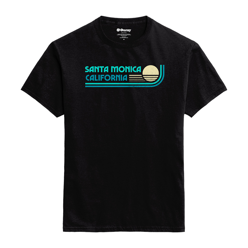 Santa Monica Shore Camper Ouray S/S Tee - Black