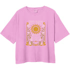 Santa Monica Mystic Sun Fleece Tees - Flamingo