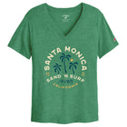 Santa Monica Circuit Fleece Tee - Heather Kelly