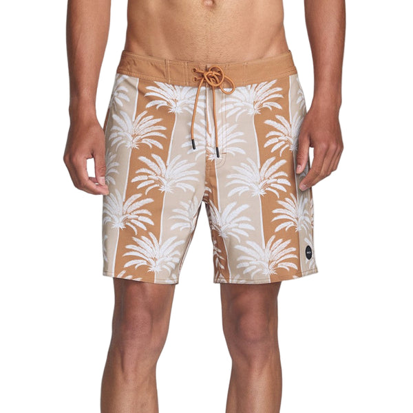 RVCA Down Right Trunk 17" Swim Shorts Burnt Sienna