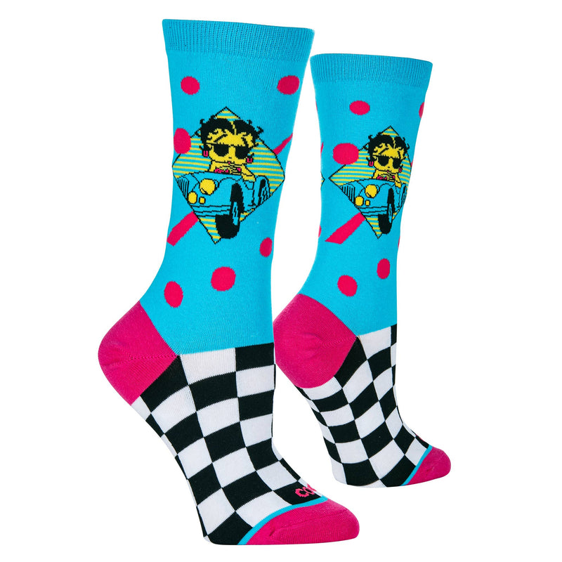 Women's Crew Folded - Betty Boop New Wave