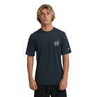 Billabong Crayon Wave Loose Fit Short Sleeve Surf Tee - Navy Front