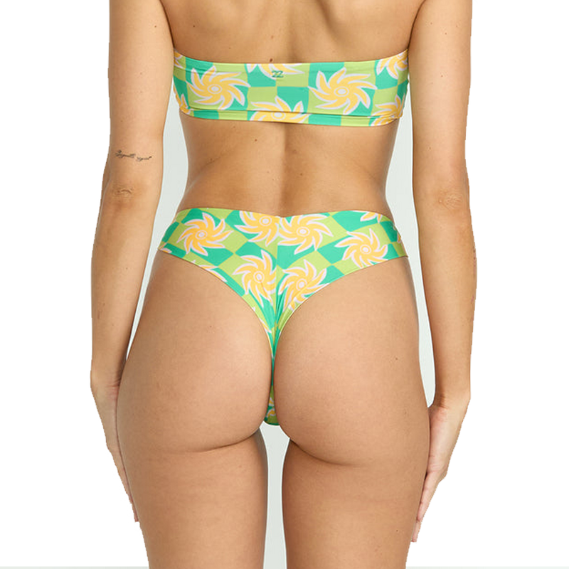 Billabong Trippin On Sun V Hike Bikini Bottom Back