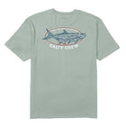 Salty Crew Tarpon Original Tee - Aqua Grey (Back)