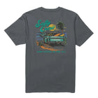 Salty Crew  Truck Bed Crew Tee - Charcoal (Back)