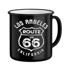 Kitchen Chic LA Retro Mug Route 66 Big Black