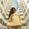 Santa Monica California Butter Crewneck Sweater