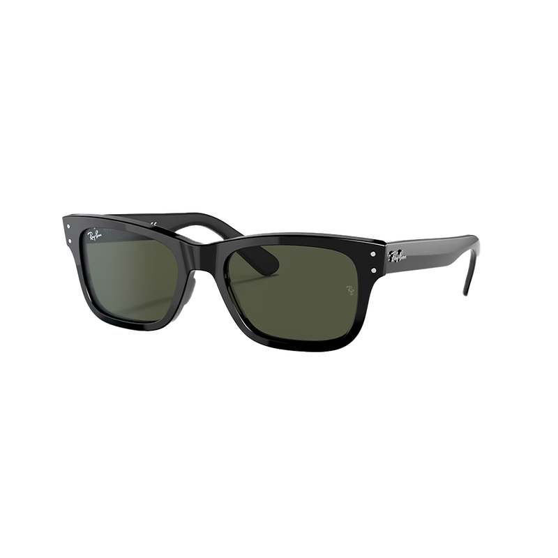 Ray-Ban Burbank Polished Black + Classic Green