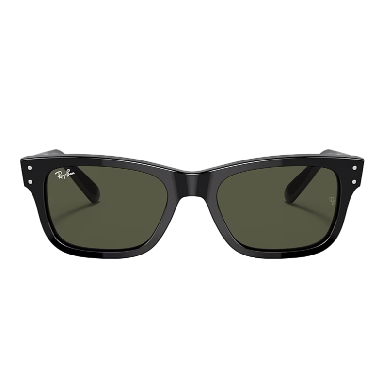 Ray-Ban Burbank Polished Black + Classic Green