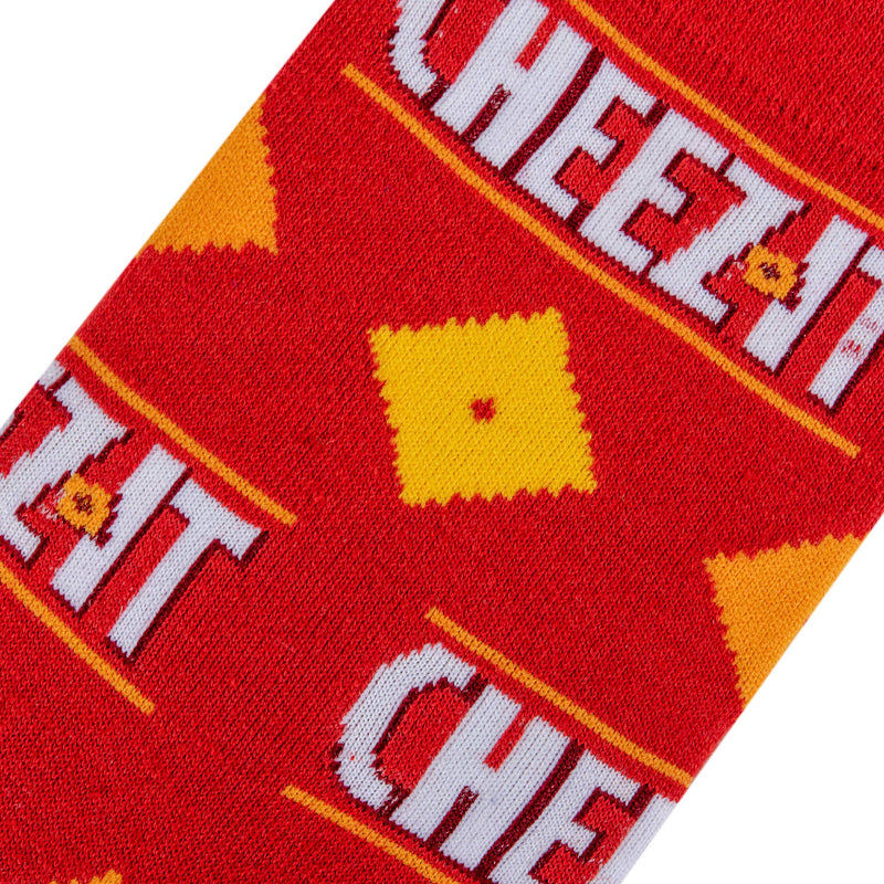 Crazy Socks - Mens Crew - Cheez It
