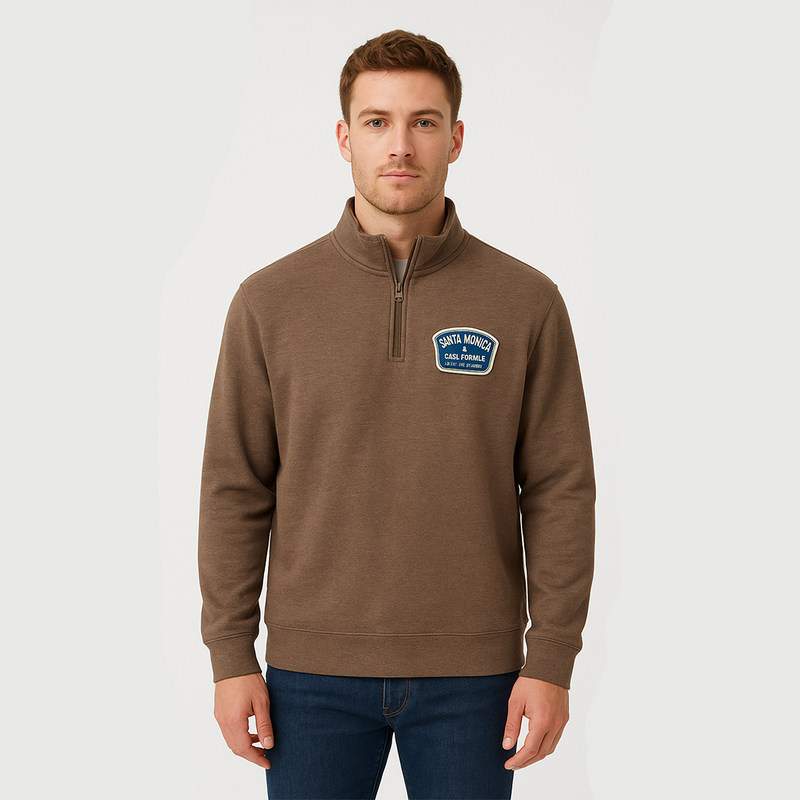 Santa Monica Wild Biker Cloud Fleece 1/4zip