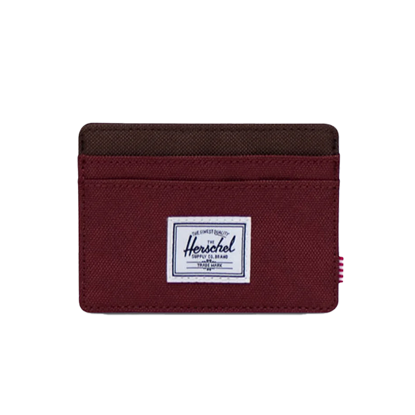 Herschel Charlie Cardholder Wallet Port/Chicory Coffee