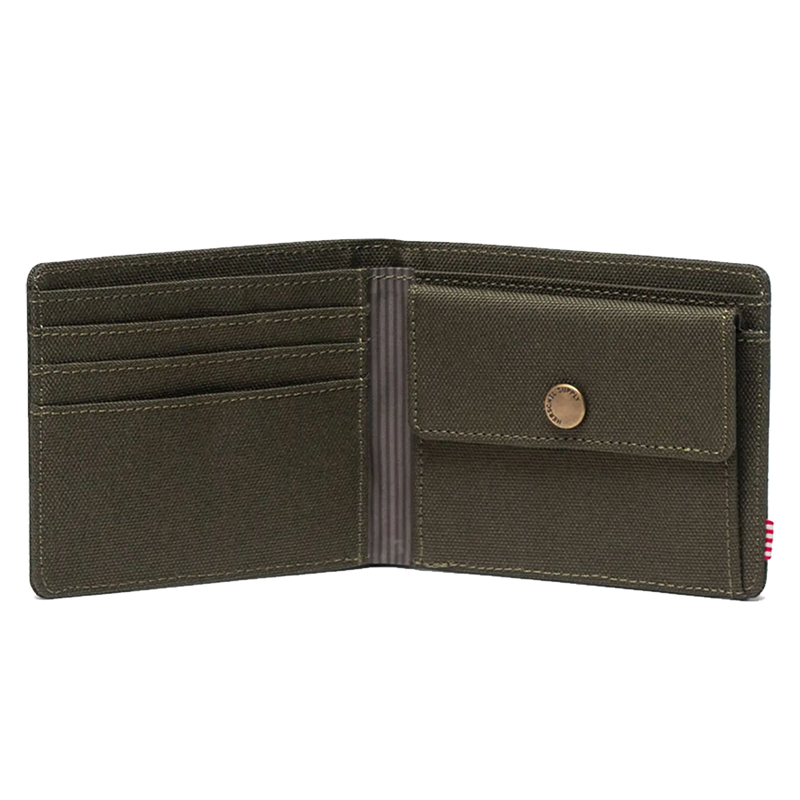 Herschel Roy Wallet Coin Ivy Green Back