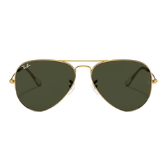 Ray-Ban Aviator Classic Polished Gold + Classic Green – Sand  display picture 1