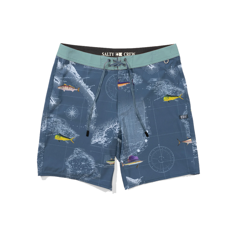 Salty Crew Boys Crew Boardshort Navy Front