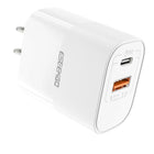 Eseekgo High-Speed 20W Wall Charger with USB-C and USB-A Por
