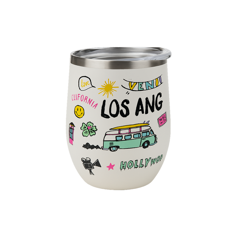 Kitchen Chic LA Wine Tumbler Naif 12oz