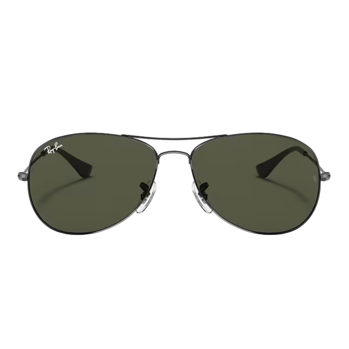 Ray-Ban Cockpit Polished Gunmetal + Classic Green