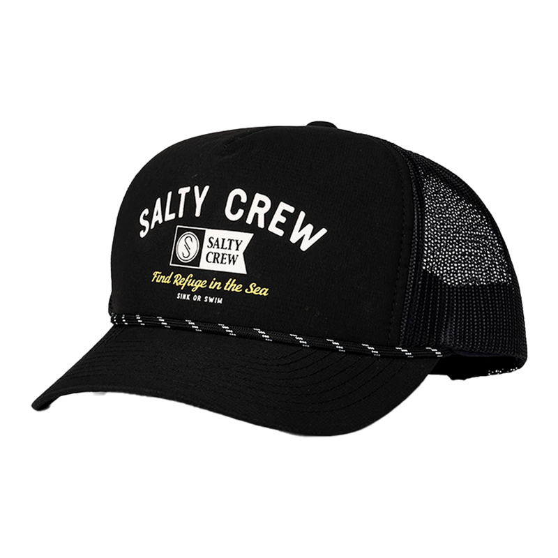Salty Crew Surf Club Black Trucker