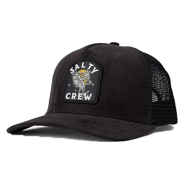 Salty Crew Rodeo Black Trucker Front