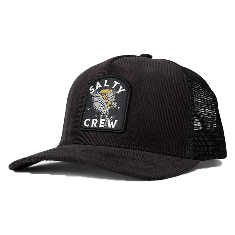 Salty Crew Rodeo Black Trucker Front