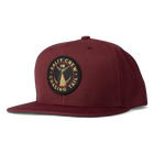 Salty Crew Tailgate Burgundy 6 Panel Front