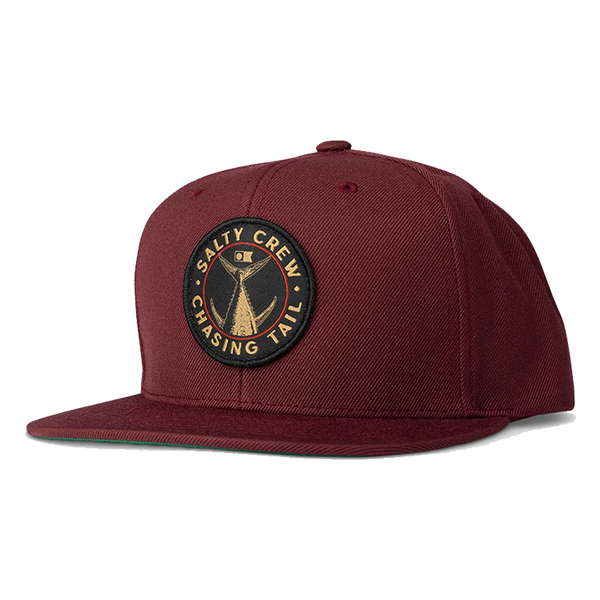 Salty Crew Tailgate Burgundy 6 Panel Front