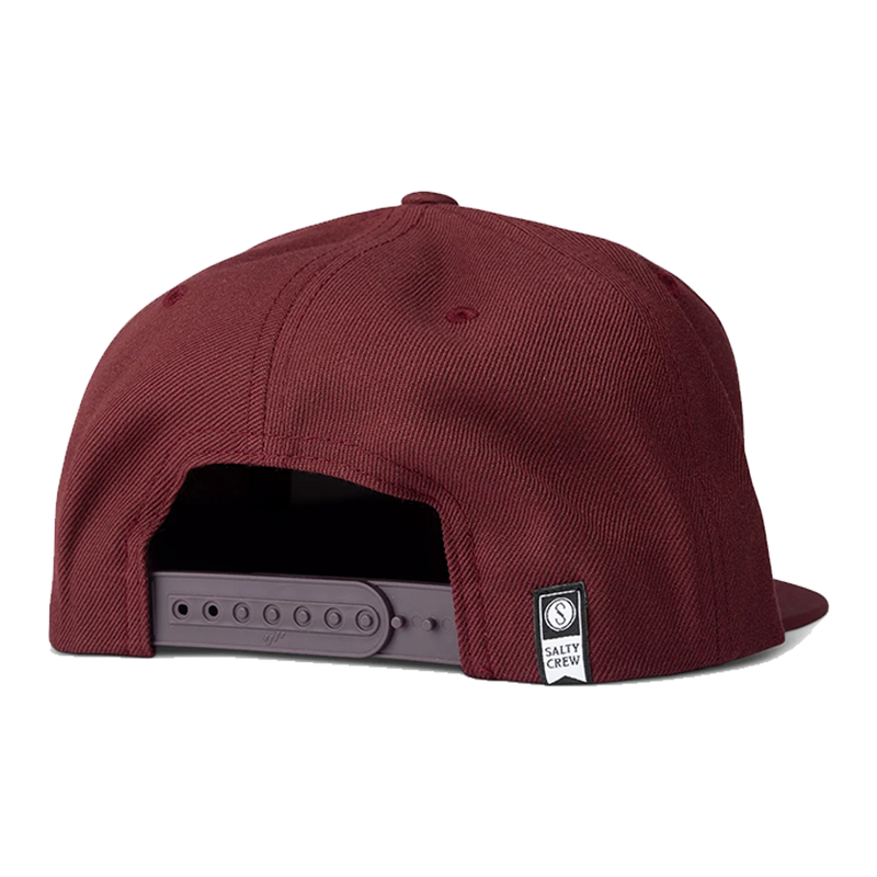 Salty Crew Tailgate Burgundy 6 Panel back